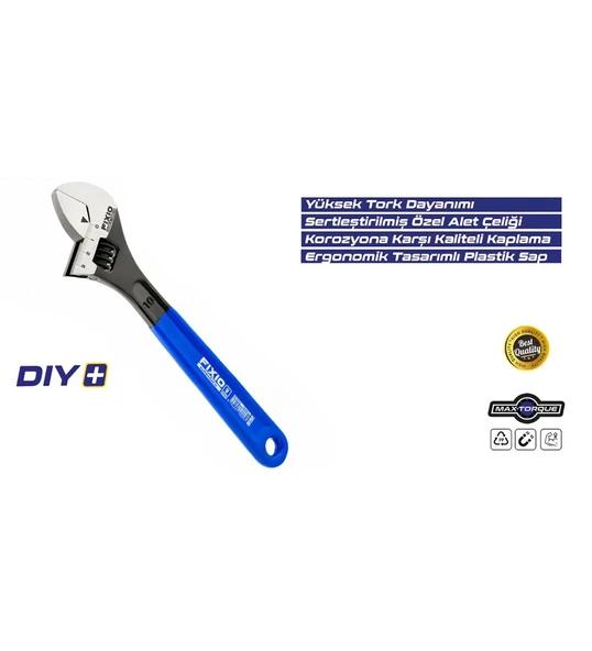 FİXİO 10" -250 MM KURBAĞCIK ANAHTAR - Resim 2