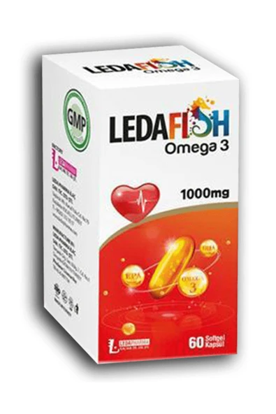 LEDAPHARMA LEDAPHARMA Ledafısh Omega 3 60 Kapsül ürün görseli 1