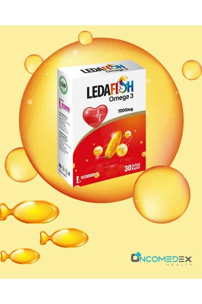 LEDAPHARMA LEDAPHARMA Ledafish Omega 3 1000mg 30 Softjel Kapsül ürün görseli 1