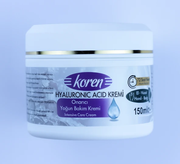 KOREN Hyaluronik Asit Yoğun Nemlendirici ve Dolgunlaştırıcı Krem 150 ml - 2