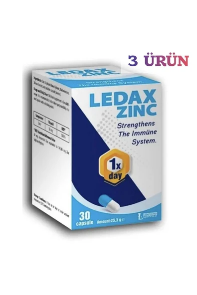 LEDAPHARMA LEDAPHARMA Leda Pharma Zinc Kapsül 3 Adet