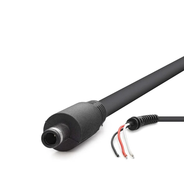 Notebook Adaptör Kablosu 4.5*3.0 Dell 30W-90W 1.2M Siyah HDX5547 - 1