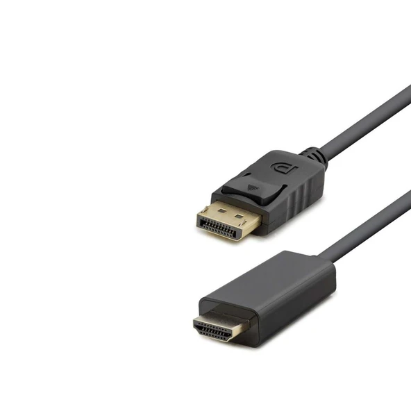 Dısplay To HDMI Kablo 4K 30Hz 1.8M Siyah HDX7796 ürün görseli 1