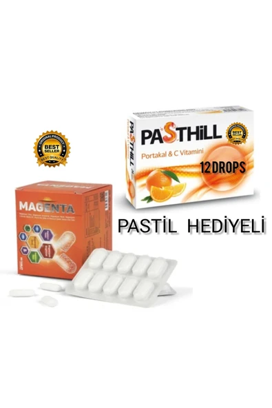 UFUKFARMA UFUKFARMA MAGENTA MAGNEZYUM 60 TB + PASTİL HEDİYELİ