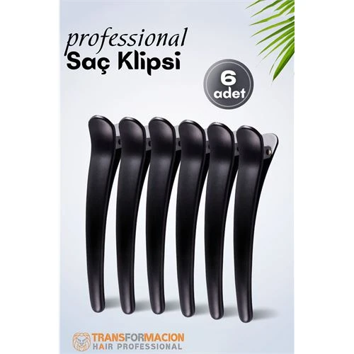 Modacar Kuaför Saç Klipsi - Profesyonel Toka 6 lı SET