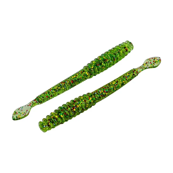 Silikon Sahte Kurt Yem - 2,2g 87mm - Fishack Wormix - Jungle - Resim 2