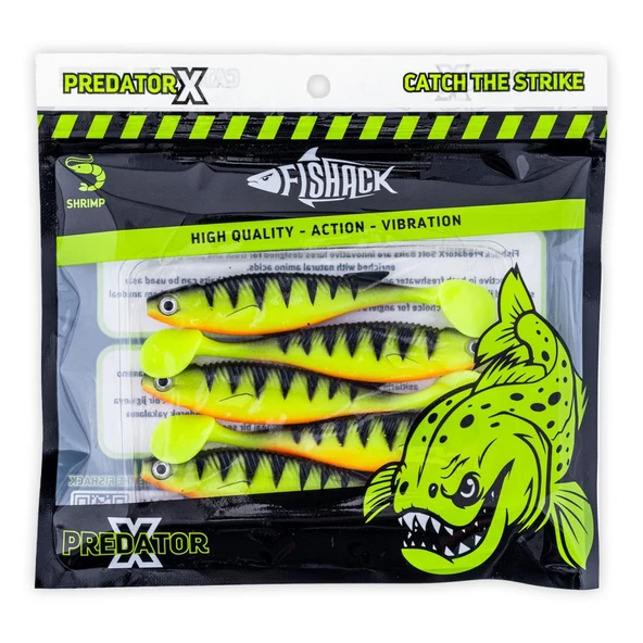 Silikon Sahte Balık - 10g 100mm - Fishack PredatorX - UV Boyalı - Twitch - Resim 5