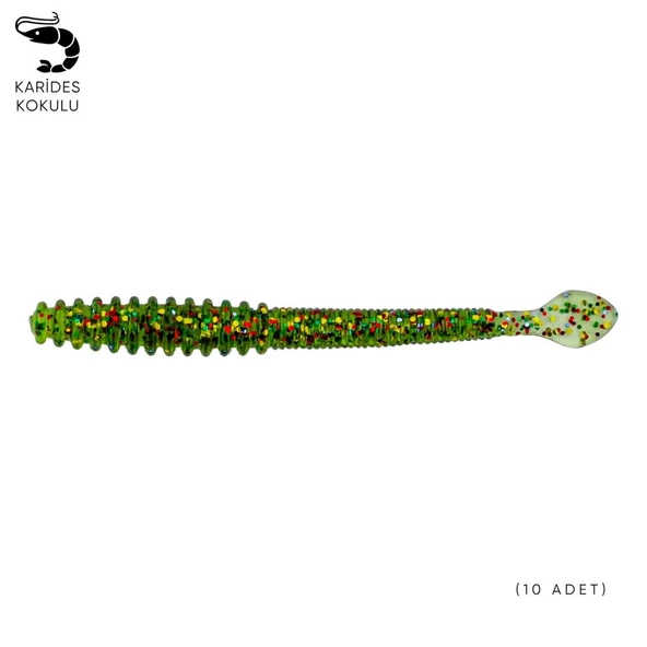 Silikon Sahte Kurt Yem - 2,2g 87mm - Fishack Wormix - Jungle ürün görseli 1