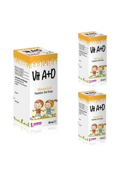 LEDAPHARMA LEDAPHARMA Ledavit Vit A D Vitamins A D Pediatric Oral Drops  20 ml 3 Adet ürün görseli 1