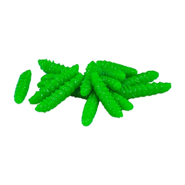 Silikon Yüzen Alabalık Yemi - Floating - 37mm - Peynir Kokulu - Yeşil - Trout Bait - Resim 2