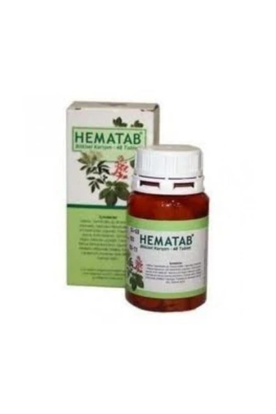 HEMATAB HEMATAB Hemetab Bitkisel Takviye Edici Gıda 48 Tablet