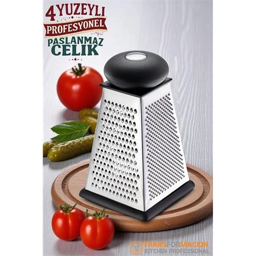 Modacar El Rendesi 4 Taraflı Profesyonel 304 Paslanmaz Çelik - 1