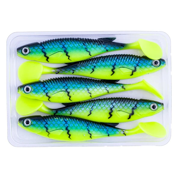 Silikon Sahte Balık - 10g 100mm - Fishack PredatorX - UV Boyalı - Radar - Resim 4