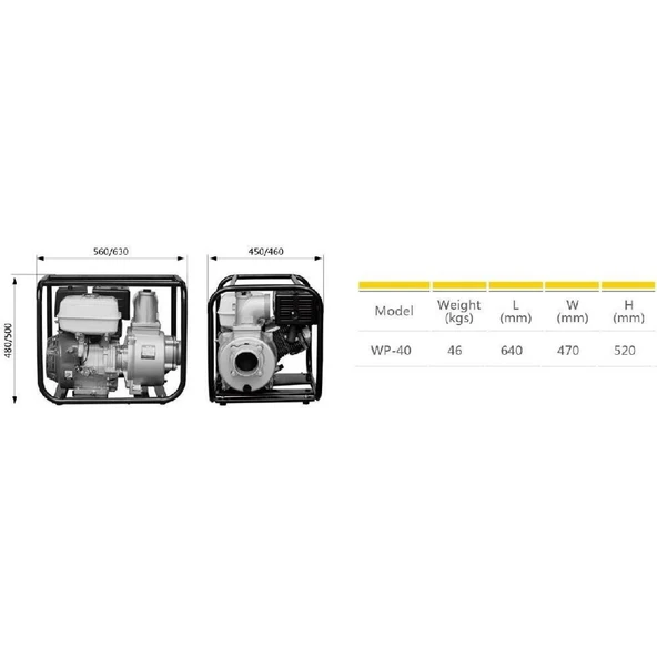 Gardenpro WP-40 Benzinli Su Motoru 13 Hp 4x4 - 2