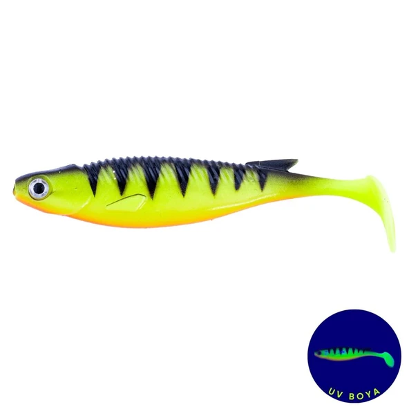 Silikon Sahte Balık - 10g 100mm - Fishack PredatorX - UV Boyalı - Twitch ürün görseli 1