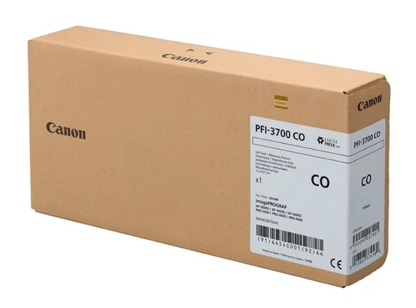 Canon PFI-3700 CO(Chroma Optimizer) Parlaklık Düzenleyici Orijinal Mürekkep Kartuş 700 ml.(6454C001) - Resim 2