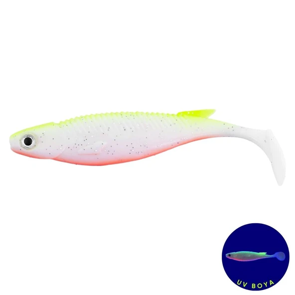 Silikon Sahte Balık - 10g 100mm - Fishack PredatorX - UV Boyalı - Mist ürün görseli 1