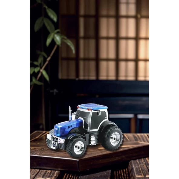 D42 Mavi Traktör Tasarım Usb/fm Radyo Bluetooth Hoparlör Speaker - 2