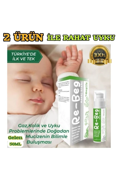 REBEG REBEG RE -BEG BEBEK GAZ-KOLİK MASAJ KREMİ