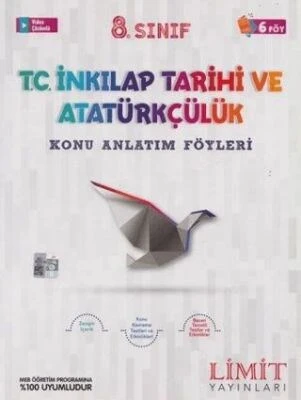 Limit Yayınları 8. Sınıf T.C. İnkılap Tarihi ve Atatürkçülük Konu Anlatım Föyleri