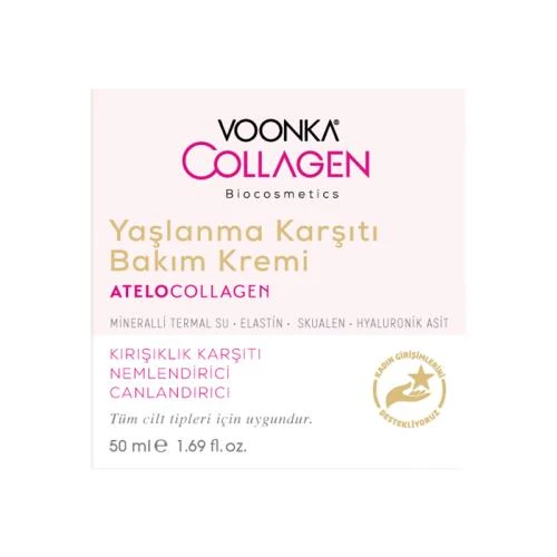 Voonka Biocosmetics Yaşlanma Karşıtı Bakım Kremi 50 ml