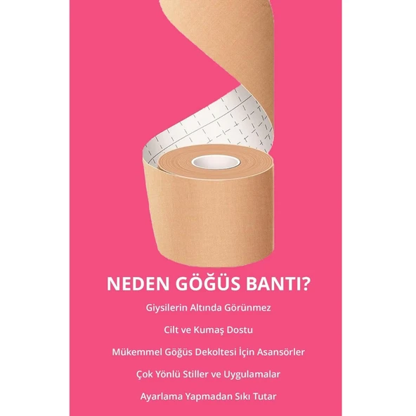 Mucit Home  Ten Göğüs Ucu Kapatıcı, Dikleştirici ve Şekillendirici Bant - 4