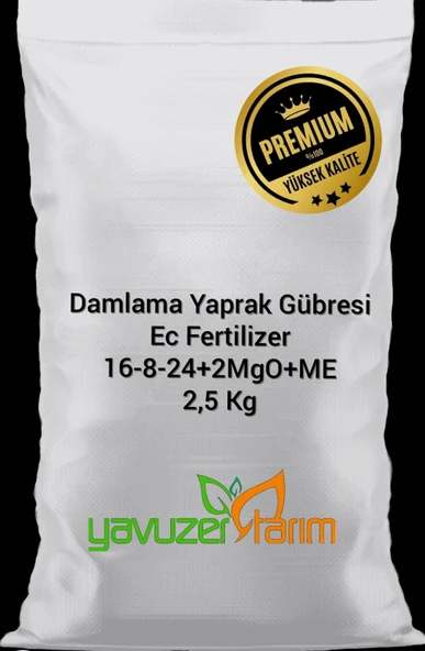 Damlama Yaprak Gübresi NPK Special 16.08.24 + 2 MgO+Me Ec Fertilizer Gübre 2,5 Kg ürün görseli