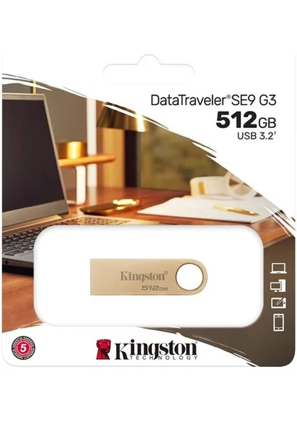 Kingston DataTraveler USB 3.2 DTSE9G3/512GB 512 GB Flash Bellek - 2