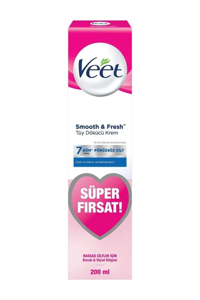 Veet Tüy Dökücü Krem Hassas Ciltler İçin %50 Bedava 200ml