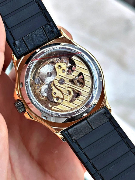 TI-604B TIGER OTOMATİK ÇELİK ERKEK SAATİ - Resim 2