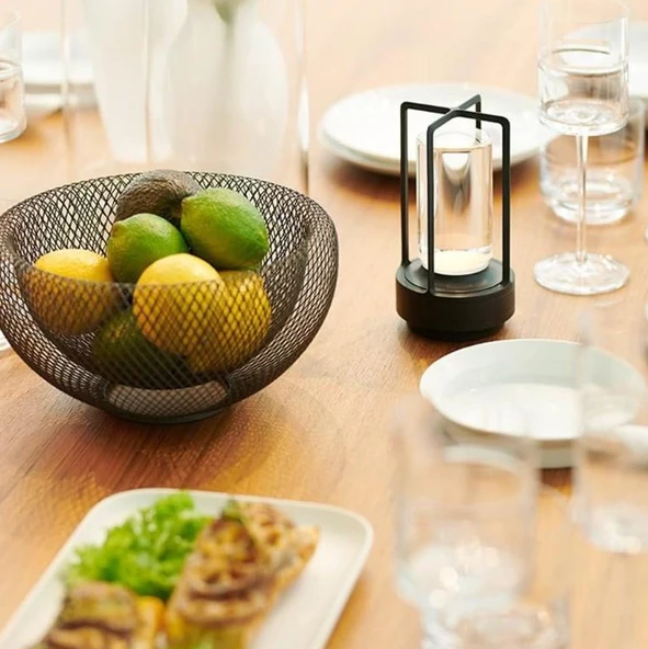 CATA CT 8439 Vegas Şarjlı Masa Lambası Siyah 3 Fonksiyonlu (1800K-2800K-6400K) - 2