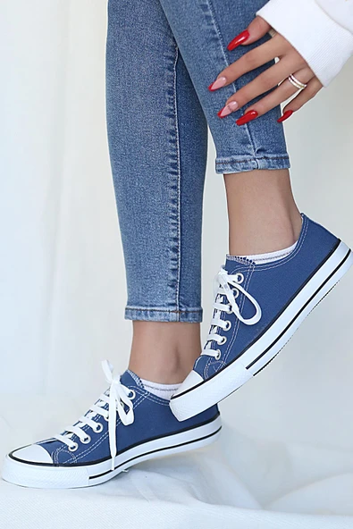 Pembe Potin Rahat Taban Moda Unisex Sneaker 10-3232-22UCvers ürün görseli