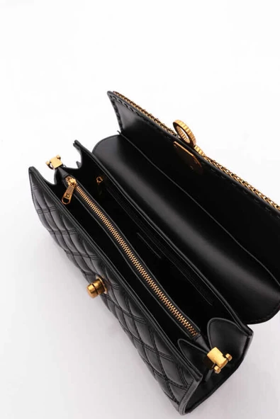 Guja Siyah Kadın El ve Omuz Çantası 25YG343 - 5