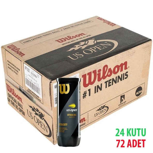Wilson Us Open Koli Tenis Topu - 3'lü 24 Kutu - 1