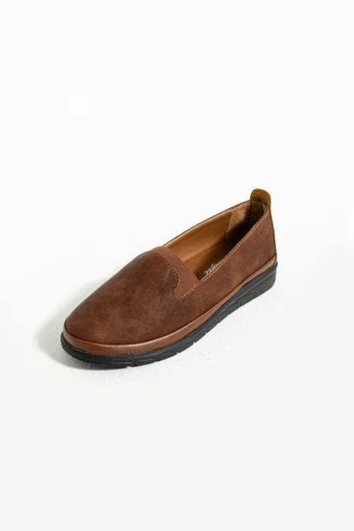 Pembe Potin Comfort Taban İç Astar Deri Kadın Ayakkabı 43-5566-23 - 10