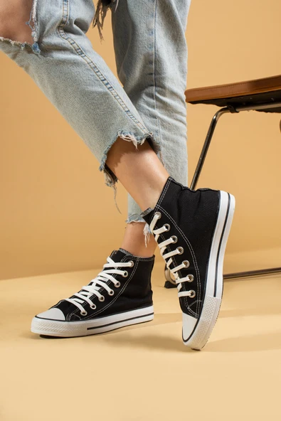 Pembe Potin Rahat Taban Cnvrs Kadın Sneaker 10-3030-22Keten - 6