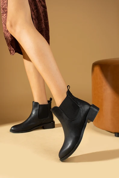 Pembe Potin Rahat Taban Lastikli Kadın Bot&Bootie 012-1020-22Cilt - 7