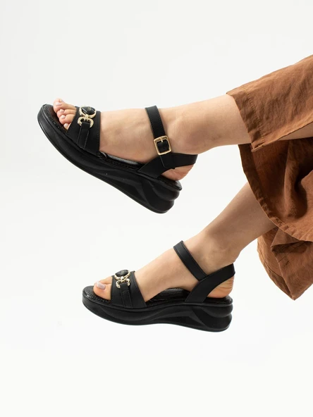 Moda Ayakkabı 148 Ortopedik Kadın Sandalet Ayakkabı - 3