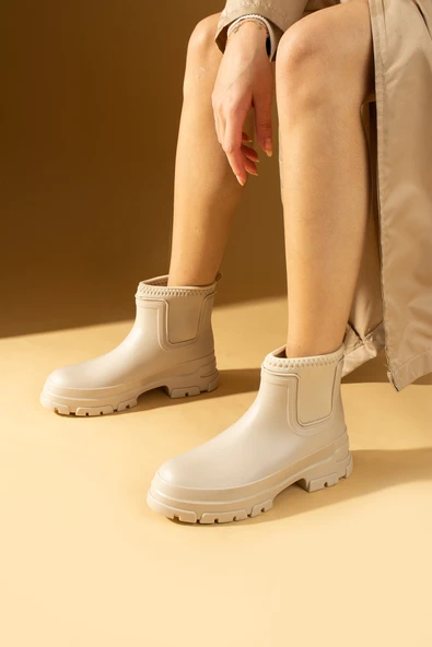 Pembe Potin Su Geçirmez İçi Sıcak Scuba Astarlı Kadın Bot 74-645-24 ürün görseli