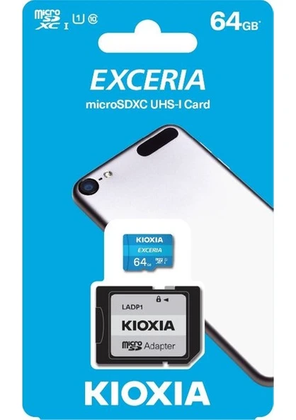 Kioxia Exceria LMEX1L064GG2 Class 10 UHS-I U1 64 GB Micro SD Kart - 2