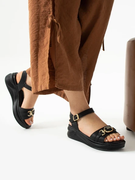 Moda Ayakkabı 148 Ortopedik Kadın Sandalet Ayakkabı - 2