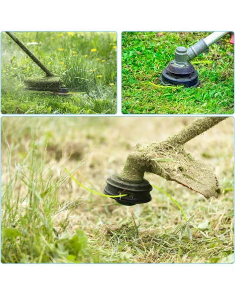 Otomatik Sarım Misina Başlık + Yedek Kare Misina 3.5 MM 40 Metre Çim Kesici Takım - Resim 2