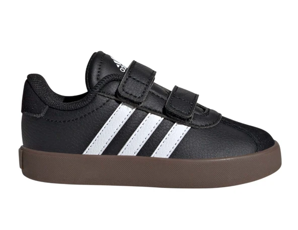 adidas VL Court 3.0 Bebek Siyah Spor Ayakkabı ID9156 ürün görseli