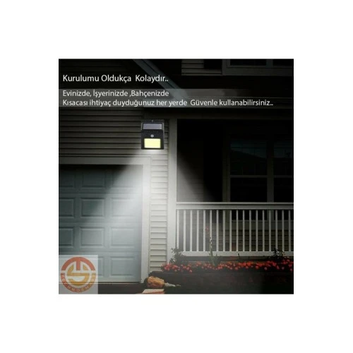 Hareket Sensörlü Solar 48 Led Bahçe Lambası - 2