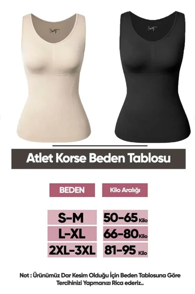 ALEXANDER HUD Kadın Atlet Korse Göğüs Göbek Bel Toparlayıcı Sıkılaştırıcı Şekillendirici İki Beden İnceltici - Resim 3