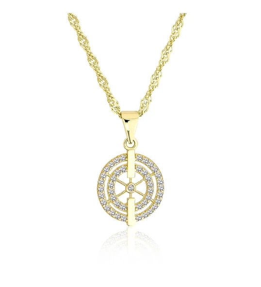 Pusula Taka Altın Kolye ürün görseli 1