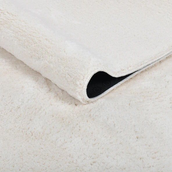 Yumuşak Peluş Halı – Kaymaz Tabanlı, Yıkanabilir, Modern Dokulu Halı - 9