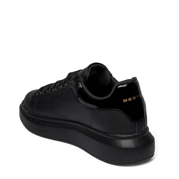 Moda Ayakkabı  Bst-150 Siyah Comfortable Erkek Sneaker Ayakkabı - Resim 4