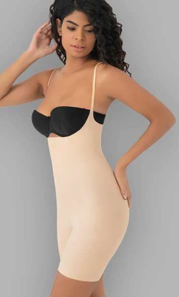 ALEXANDER HUD İki Beden İnceltici Kadın Atlet Korse Göğüs Göbek Bel Toparlayıcı Sıkılaştırıcı Şekillendirici - Resim 2