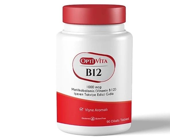 Optivital B12 Methylcobalamin Dilaltı 90 tb
